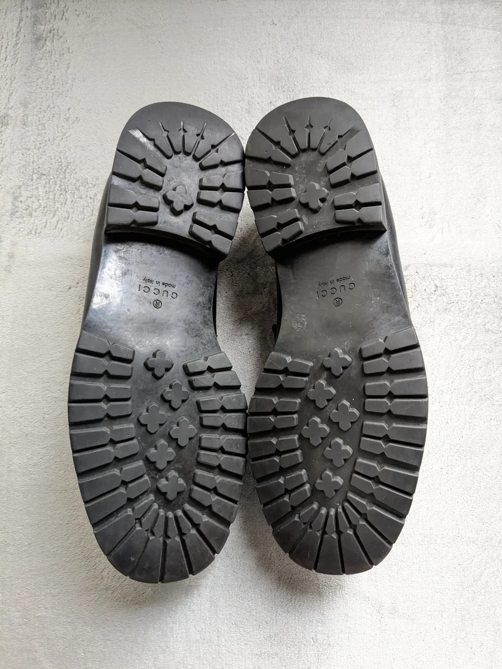 Gucci Horsebit Loafers Black Leather Men 11.5 US